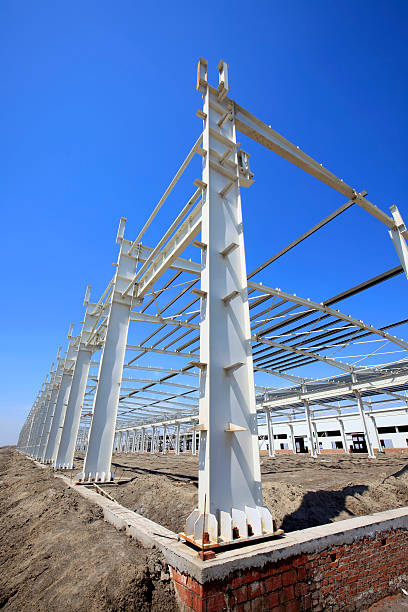 istock The construction of steel structure 526539768