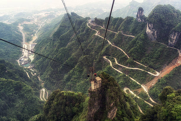 istock tianmen mountain winding road 526539774