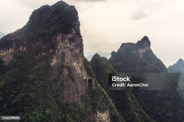 Tianmen Mountain Winding Road Stock Photo - Download Image Now - Asia, Asian and Indian Ethnicities, Beauty