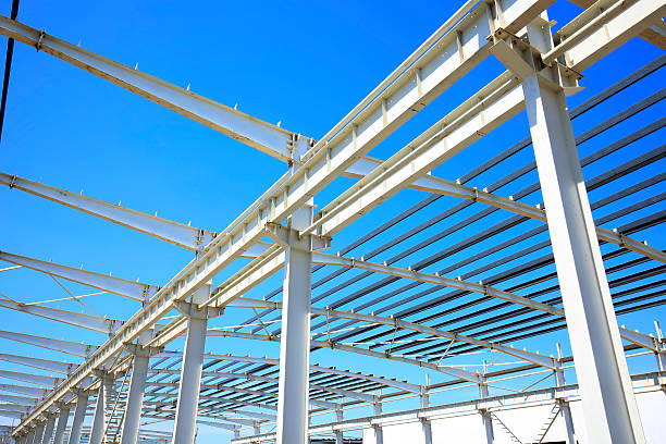 istock The construction of steel structure 526539840