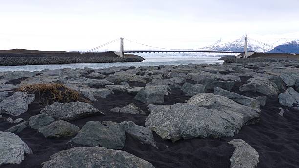 Suspension Bridge in Iceland