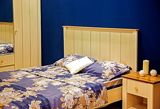 istock Bed with the decor in the bedroom 526544652
