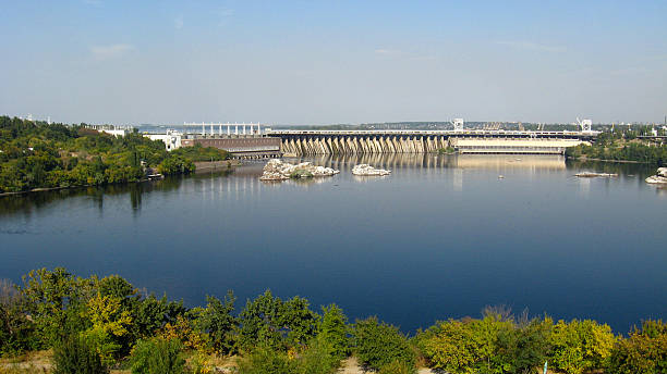 istock View on hydropower station in Zaporozhye 526545880