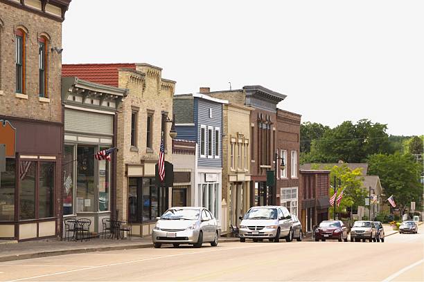 istock Main Street In Older Town 526546249
