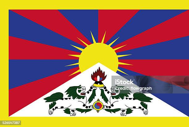 El Tíbet Bandera Foto de stock y más banco de imágenes de Aire libre - Aire libre, Asia, Bandera