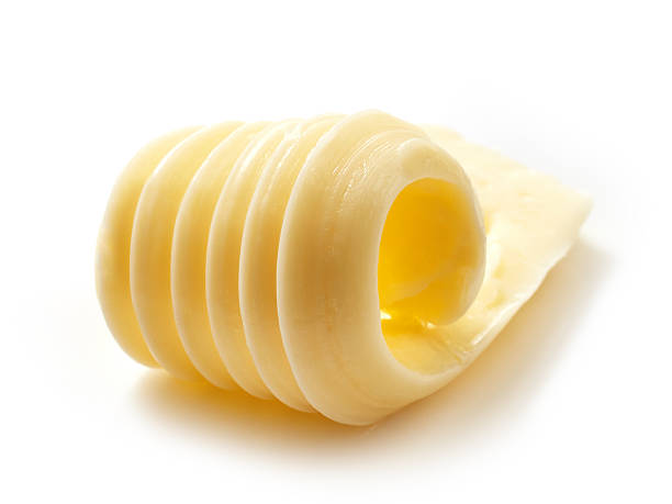 말림 버터를 - butter fat dairy product isolated 뉴스 사진 이미지
