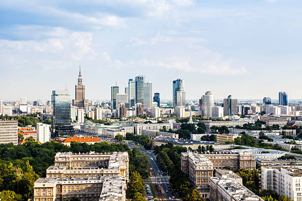 istock Warsaw city center 526548613