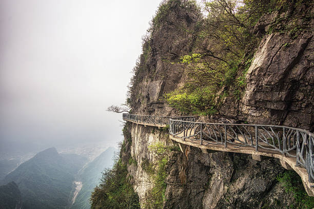 istock tianmen mountain landscape and viewpoint 526548690