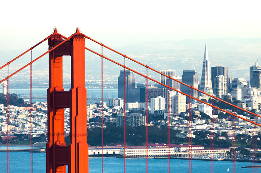 San Francisco y el puente Golden Gate photo