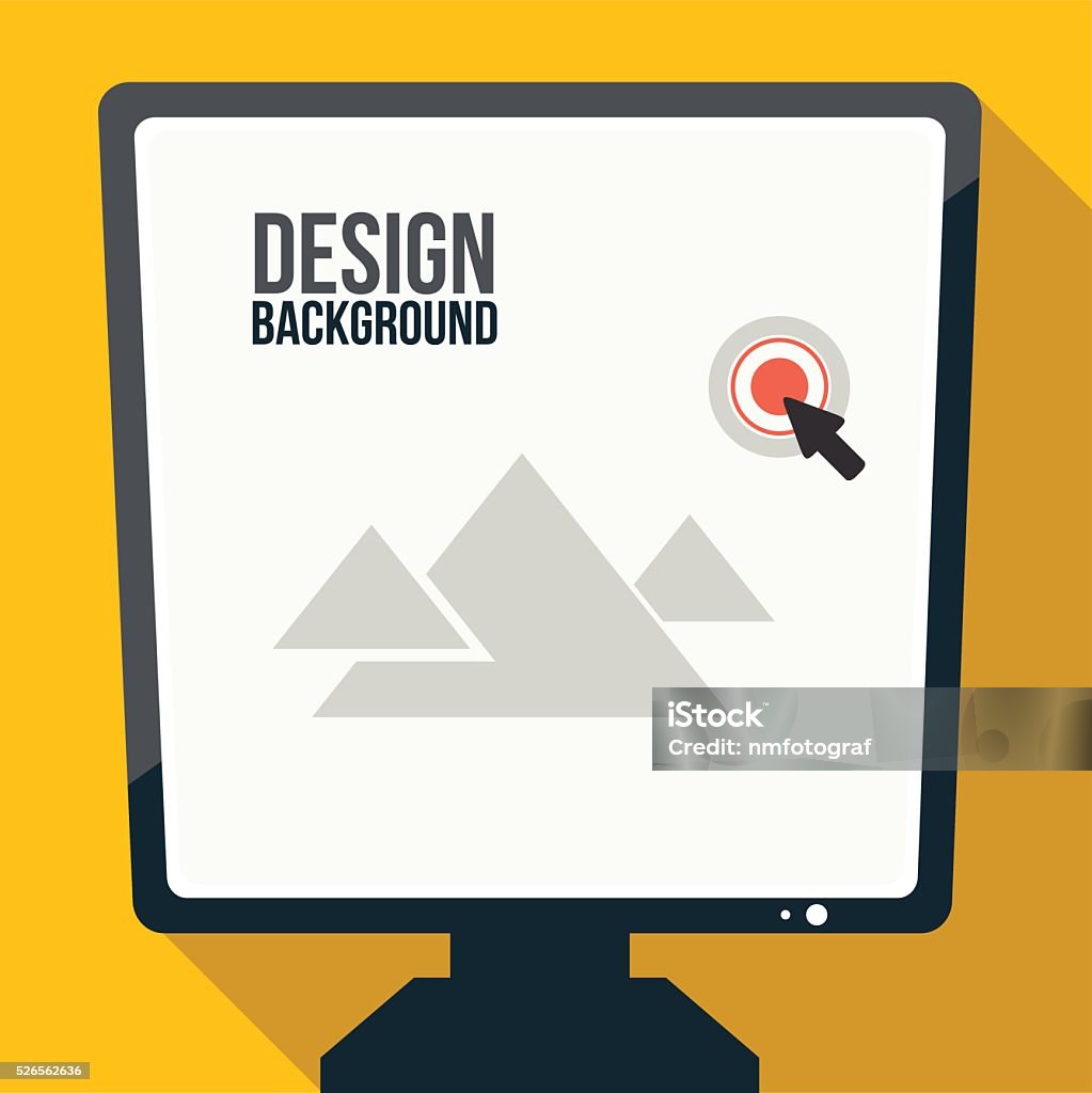 Computer Screen Element Computer Screen Stock Illustration - Download Image Now - Design ...