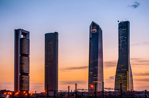 Cuatro Torres business Area financial distric in Madrid