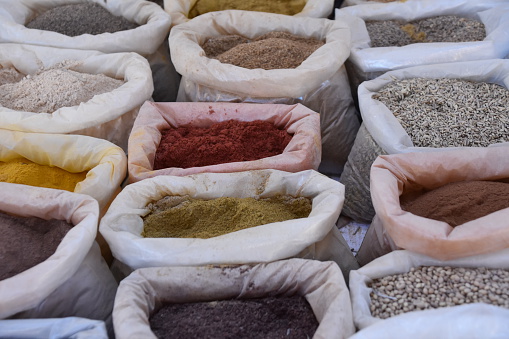 Spices in bags