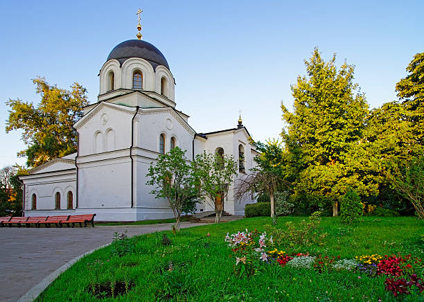 istock Chapel in graveyard in Conception convent in Moscow 526567897