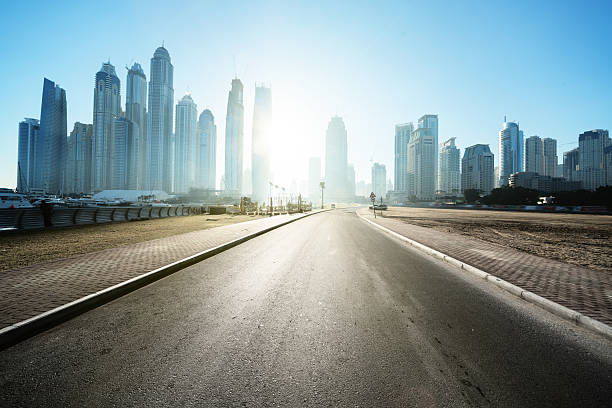 istock road in Dubai, United Arab Emirates 526568862