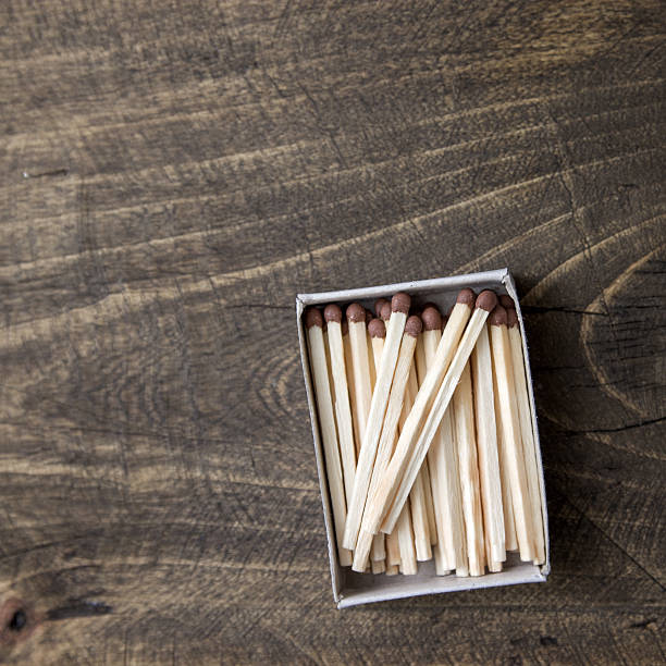 istock safety matches on wooden table 526569185