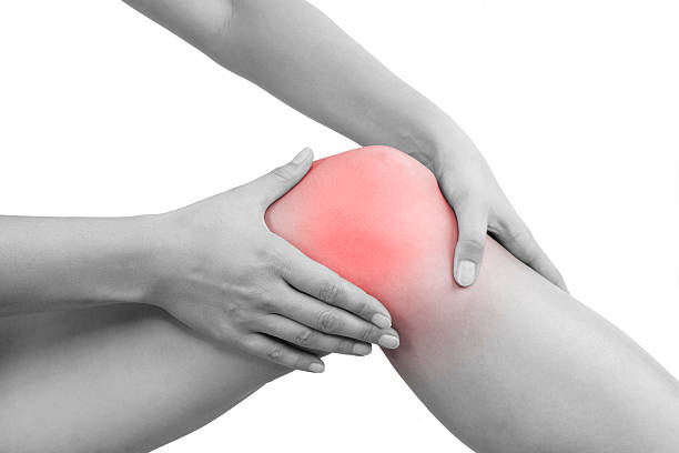 膝の傷害 - human muscle the human body people muscular build ストックフォトと画像