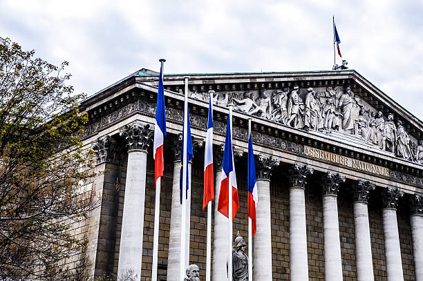 istock French parliament  government  with flags 526569413