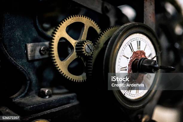 Arrugginito Antico Meccanismo Di Clock - Fotografie stock e altre immagini di Antico - Condizione - Antico - Condizione, Antico - Vecchio stile, Aperto