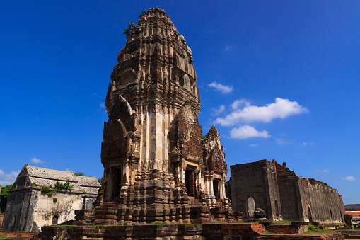 Phra Si Mahathat Temple Lopburi Province in Thailand