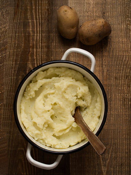 istock pot of rustic mash potato 526574431