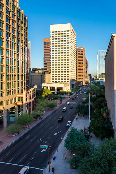 istock Urban streetscapes and buildings in downtown Phoenix, AZ 526574685