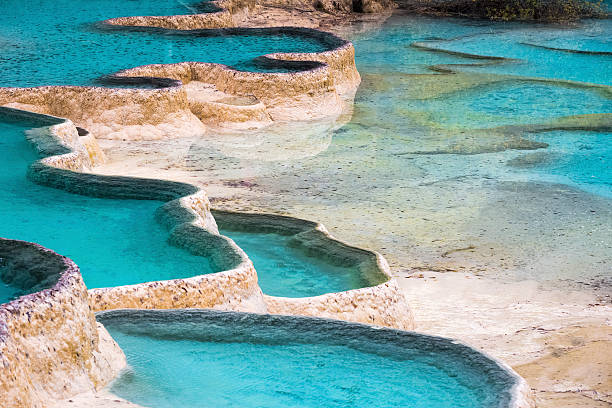 istock huanglong travertine ponds 526594671