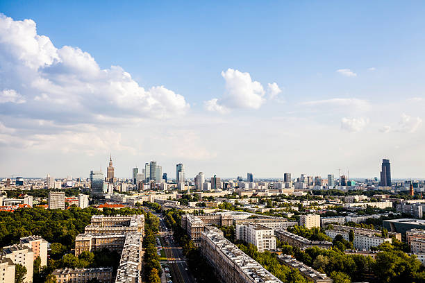 istock Panorama of Warsaw 526594755