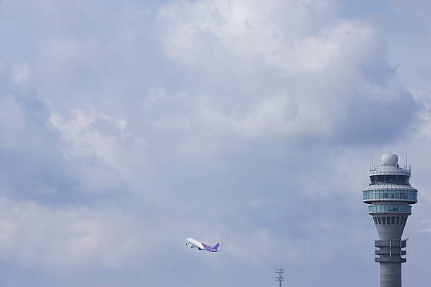 istock Plane Taking Off at Shanghai Pudong Airport 526594761