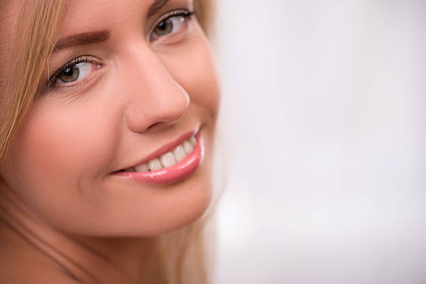 istock Beautiful blond girl expresses different emotions 526596745