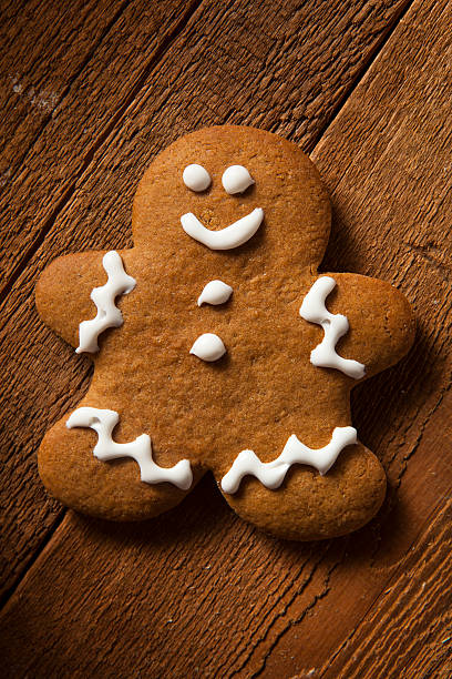 istock Homemade Decorated Gingerbread Men Cookies 526597737