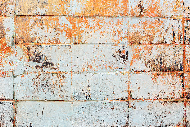wall texture tiles gray orange hues