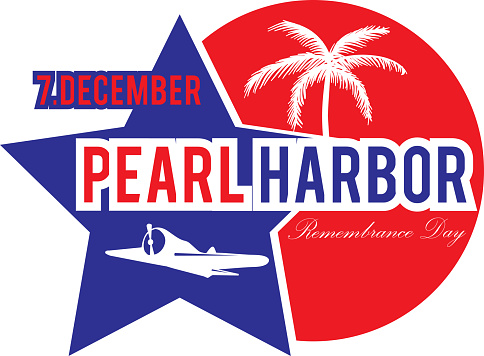Illustration. Remembrance Day Pearl Harbor