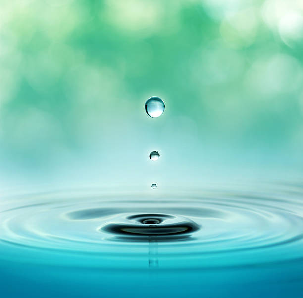 natural conceito de bem-estar - ripple water waterdrop drop imagens e fotografias de stock