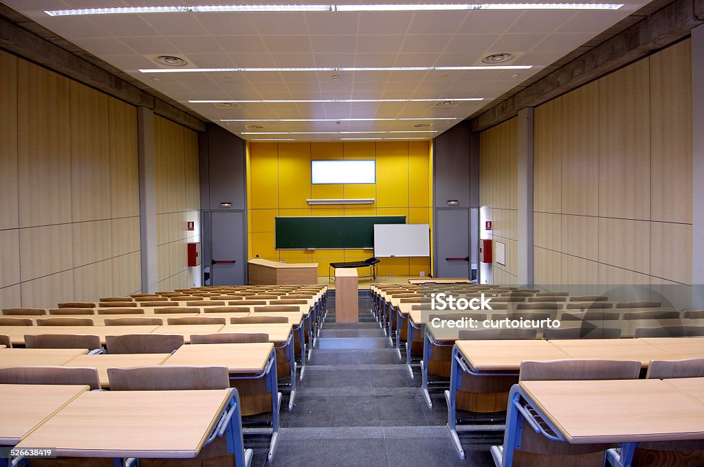 university classroom Auditorium Stock Photo