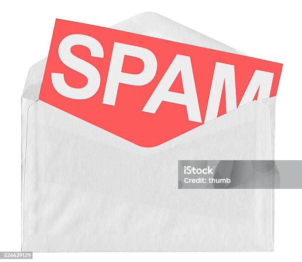 Envelope With Spam Stock Photo - Download Image Now - Close-up, Communication, Concepts