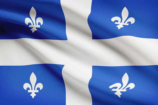 Canadian provinces flags series - Quebec