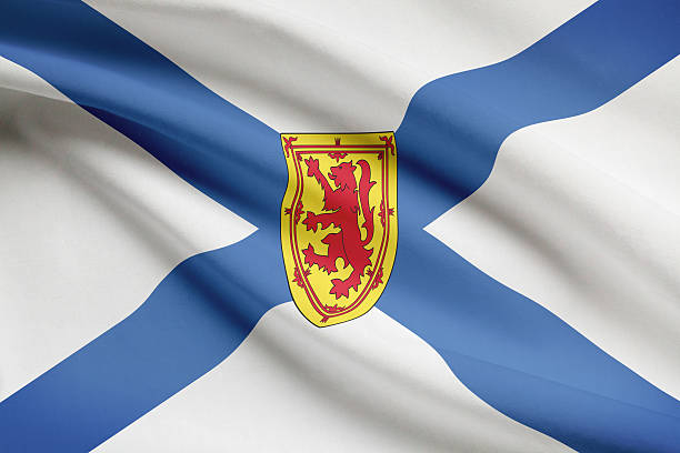 istock Canadian provinces flags series - Nova Scotia 526639727
