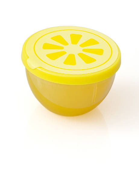 Fridge freshener with lemon smell stock photo