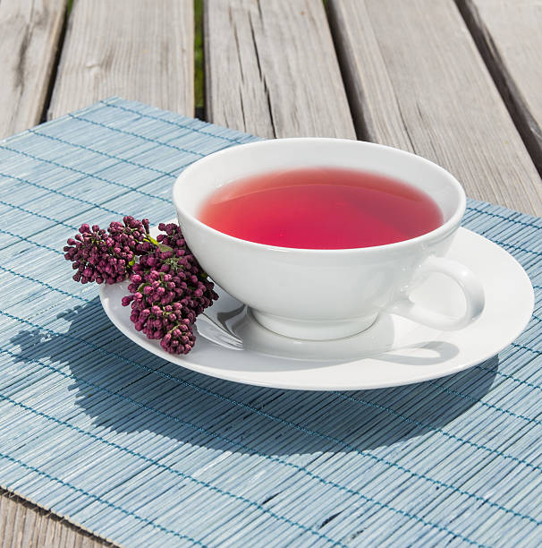 istock Tea of pomegranate. Hot red healthy drink 526651197