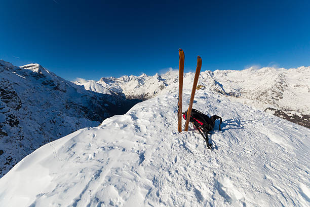 istock On the top by ski touring 526651309