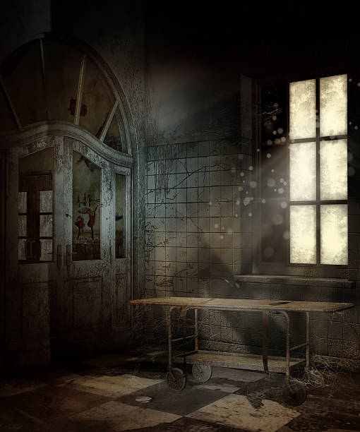 istock Abandoned hospital room 526655691