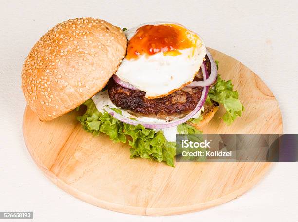 Hamburger Stock Photo - Download Image Now - Addiction, American Culture, Barbecue - Meal