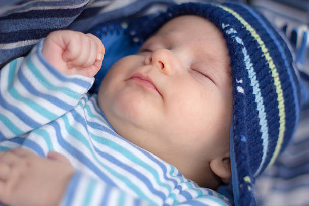istock Newborn baby boy sleeping 526665223