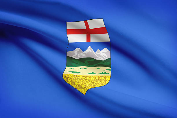 istock Canadian provinces flags series - Alberta 526666525