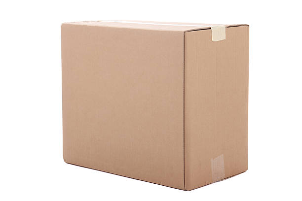 istock closed carton box isolated on white 526667895