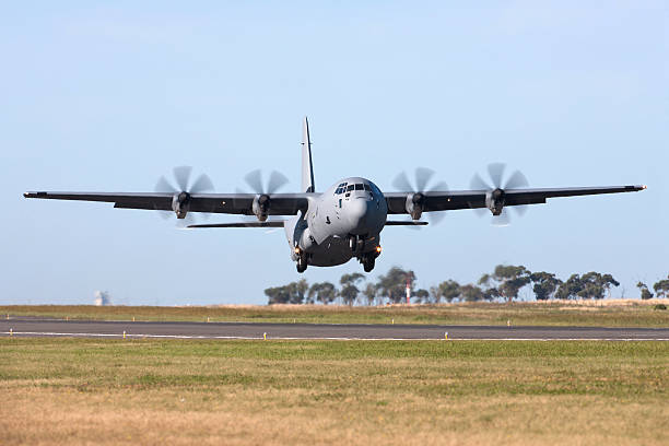 istock Lockheed C-130 Military Transport Aircraft 526668263