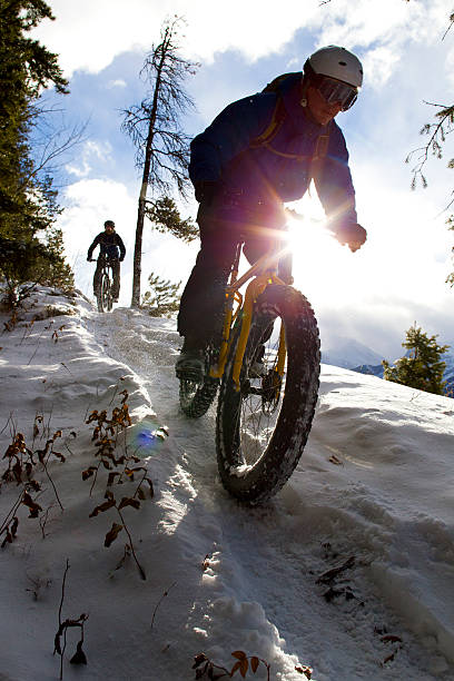 istock Winter Fat Bike Ride 526668641