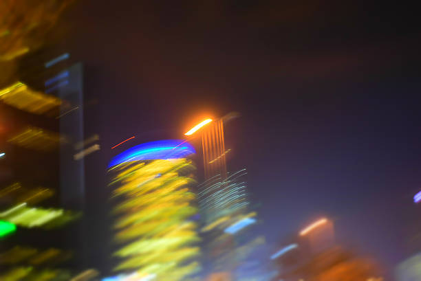 istock Colorful Financial District of Istanbul (Intentionally Blurred) 526670607