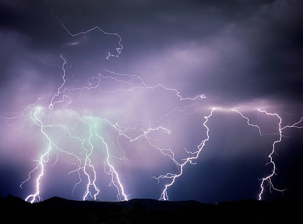 istock Huge lightning storm over Rocky Mountains Morrison Colorado 526686047