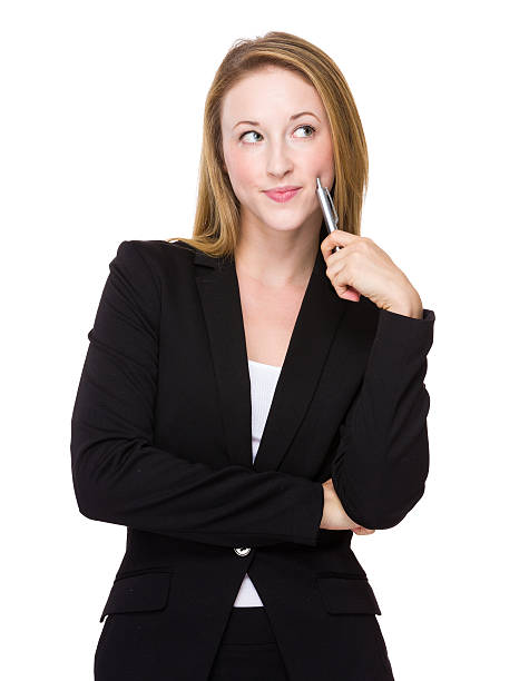 istock Businesswoman think of idea 526688859